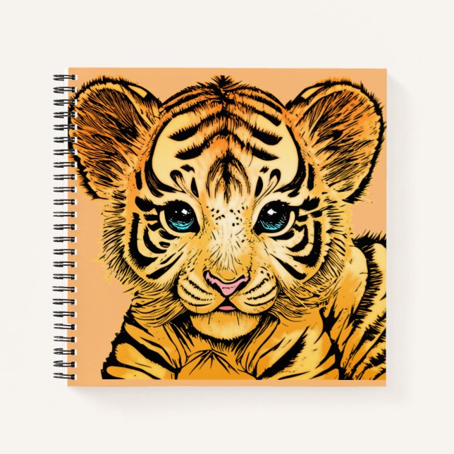 LITTLE TIGER  NOTEBOOK (Front)