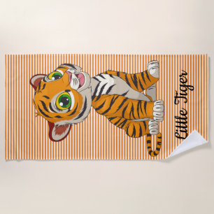 Little Tiger Stripes Beach Towel