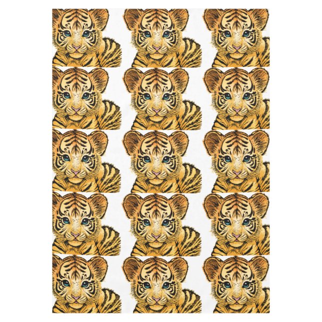 LITTLE TIGER TABLECLOTH (Front)