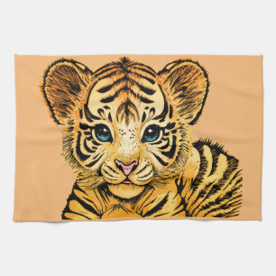 LITTLE TIGER  TEA TOWEL