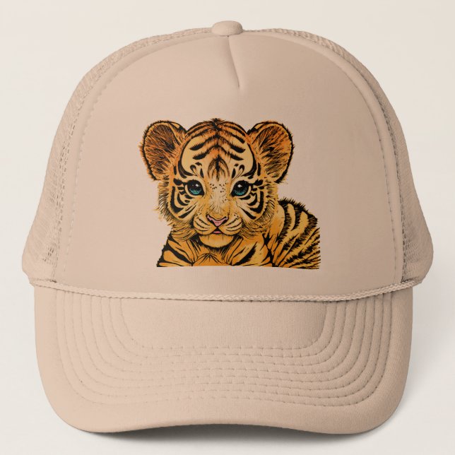 LITTLE TIGER TRUCKER HAT (Front)