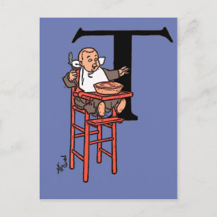 Little Tommy Tucker Postcard