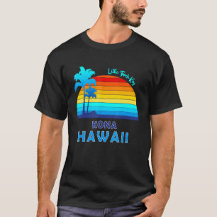 Little Torch Key Kona Hawaii Retro Tropical Beach  T-Shirt