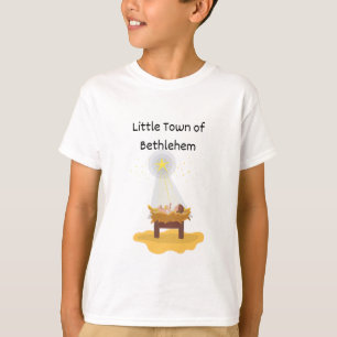 Little Town of Bethlehem (Baby in Manger) T-Shirt