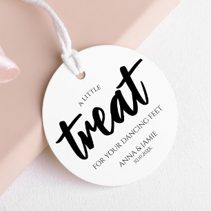 Little Treat for your Dancing Feet Wedding Favour Tags