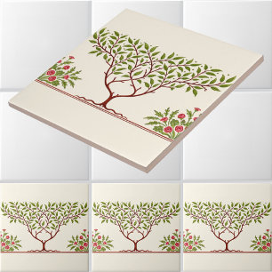 Little Tree Frieze for William Morris Ceramic Tile