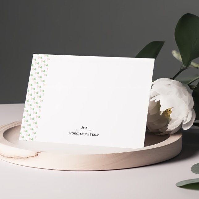 Little Triangles Personalised Note Cards (Creator Uploaded)