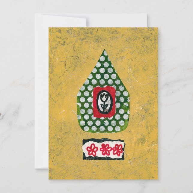 Little Tulip Greeting Card (Front)