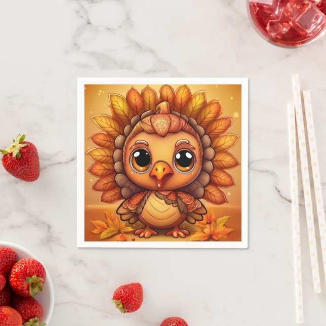 Little Turkey 2 Napkin (Insitu)