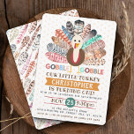 Little Turkey Thanksgiving Any Age Birthday Invitation<br><div class="desc">Celebrate in style this year with these fun little turkey birthday invitations. The design is easy to personalise with your own wording and your family and friends will be thrilled when they receive these fabulous invites.</div>