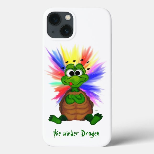 Little Turtle , Never more Drugs ! Case-Mate iPhone Case (Back)