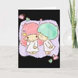 Little Twin Stars Be My Valentine Tee Shirt Card