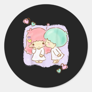 Little Twin Stars Be My Valentine Tee Shirt  Classic Round Sticker