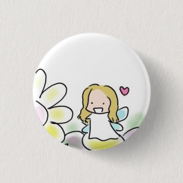 Little Ucchan 3 Cm Round Badge (Front)