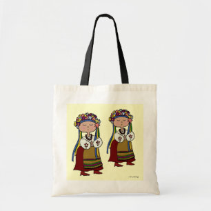 Little Ukrainian Dancer Ukrainian Folk Art Tote Bag