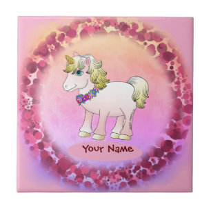 Little Unicorn Ceramic Tile