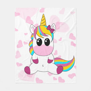 Little Unicorn Fleece Blanket