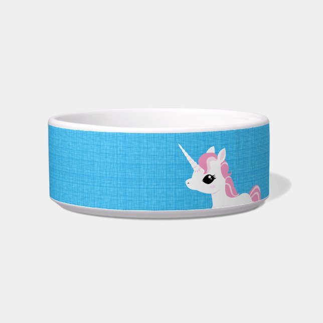 Little Unicorn with Pink mane pet bowl (Right)