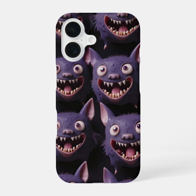 Little Vampire Bats iPhone 16 Case (Back)