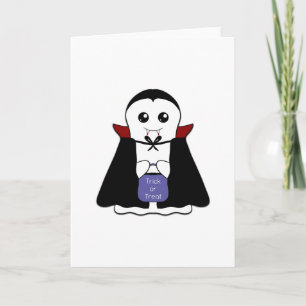 Little Vampire Ghost Card