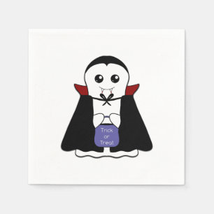 Little Vampire Ghost Napkin