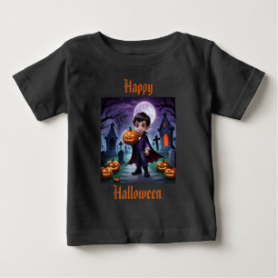 Little Vampire Halloween Baby T-Shirt