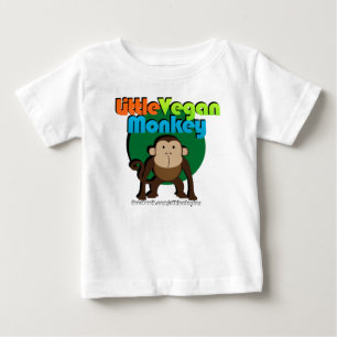 Little Vegan Monkey Infant/Child Long Sleeve Baby T-Shirt