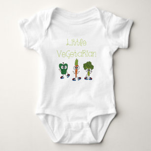 Little Vegetarian Baby Bodysuit