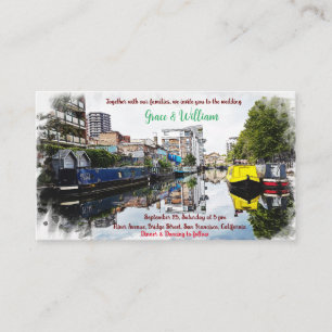 Little Venice Boats London England UK Enclosure Card