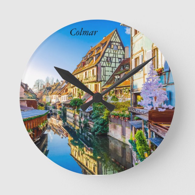 Little Venice, Colmar Round Clock (Front)
