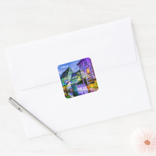 Little Venice Colmar Square Sticker