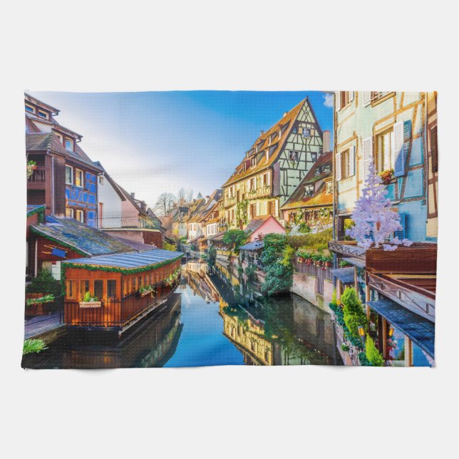 Little Venice, Colmar Tea Towel (Horizontal)