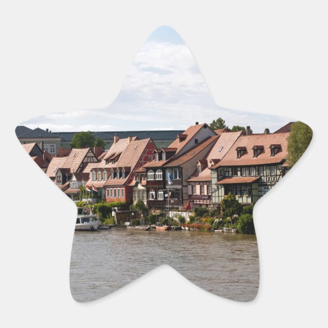 Little Venice in Bamberg Star Sticker (Front)