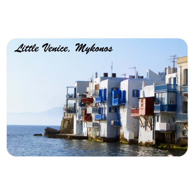 Little Venice Mykonos 4"x6" Magnet (Horizontal)
