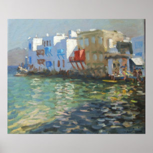 Little Venice Mykonos Poster