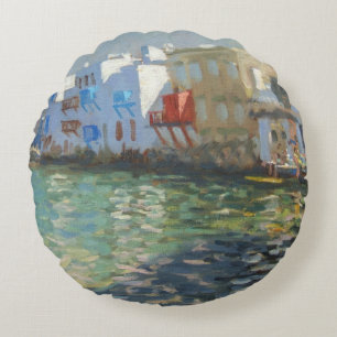 Little Venice Mykonos Round Cushion