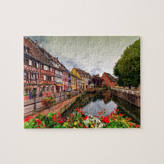 Little Venice, petite Venise, in Colmar, France Jigsaw Puzzle (Horizontal)