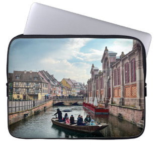 Little Venice River Boat Laptop Sleeve