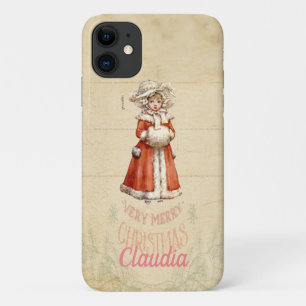 Little Victorian Caroler Custom Christmas iPhone 11 Case