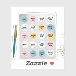 Little Victories" Stickers: Celebrate Your Daily W