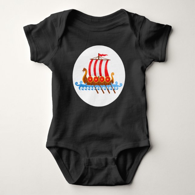 Little Viking Baby Bodysuit (Front)