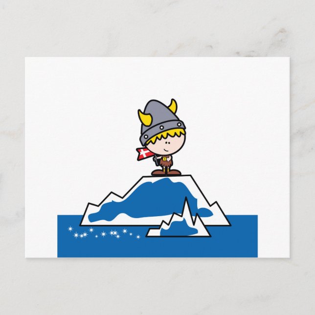 Little Viking Boy Postcard (Front)