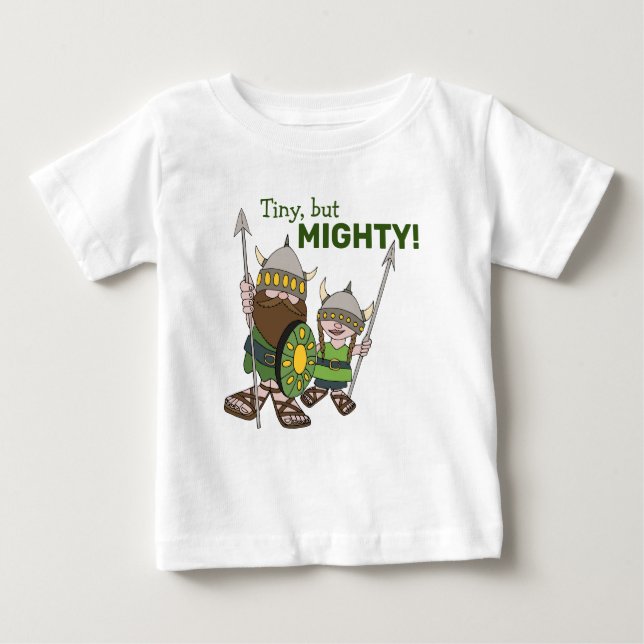 Little Vikings Baby Fine Jersey T-Shirt (Front)
