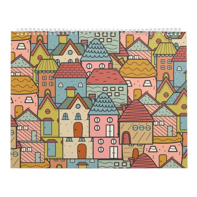Little Village Town Houses  Calendar (Cover)