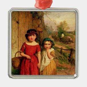 Little Villagers, 1869 Metal Tree Decoration