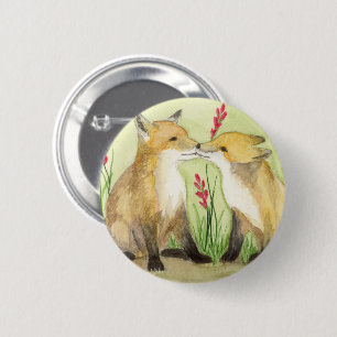Little Vixens 6 Cm Round Badge