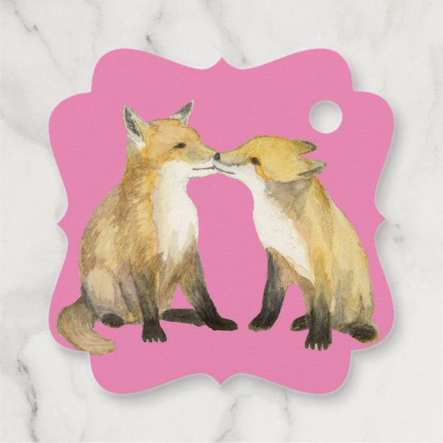 Little Vixens Favour Tags (Back)