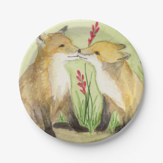 Little Vixens Paper Plate (Front)