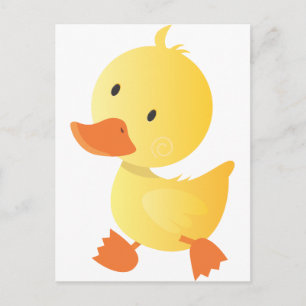 Little Walking Duck Postcard