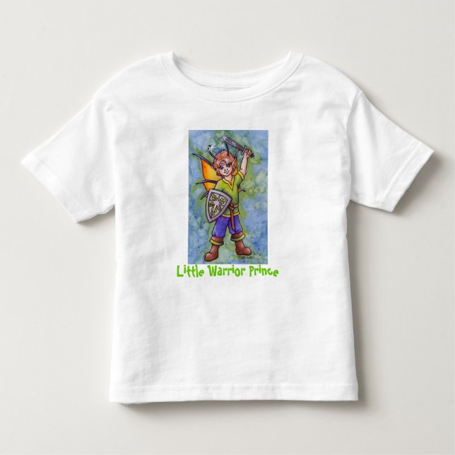 Little Warrior Prince Toddler T-Shirt (Front)
